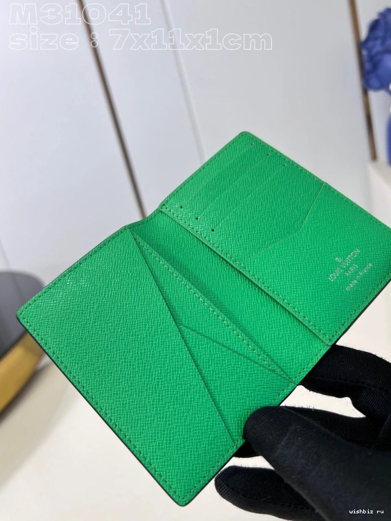WIS Pocket LOUIS cm Organizer-7.5*11.1*1 VUITTON 0815